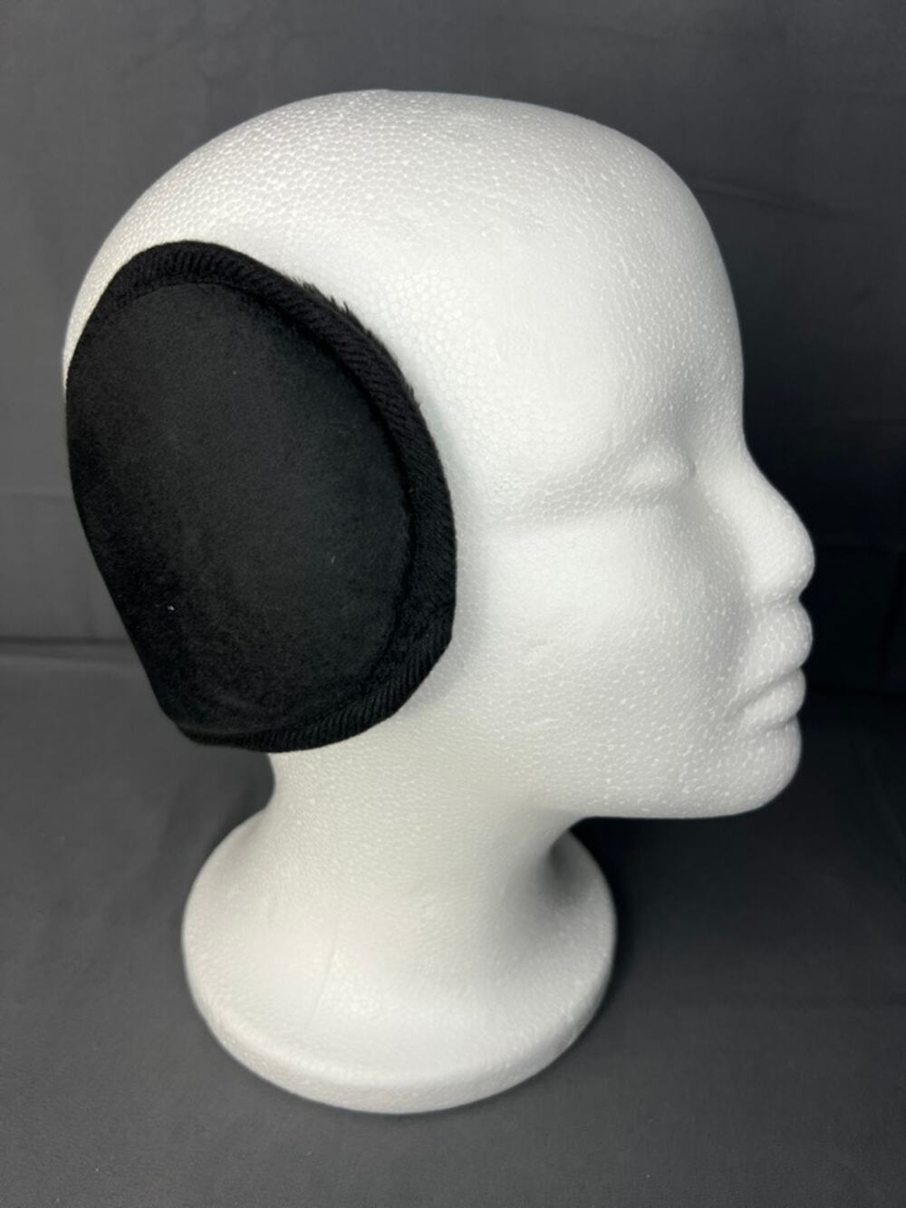 Black Fleece Ear Muff Cuff NNT